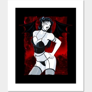 VAMPIRE GIRL Posters and Art